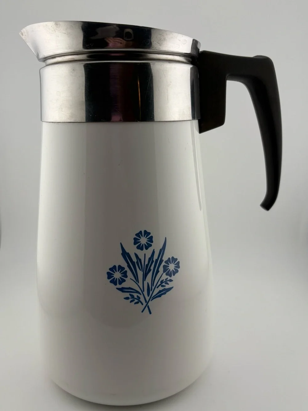Corning Ware Blue Cornflower 9 Cup Percolator - no insides no lid